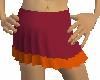 Maroon/Orange Skirt VT