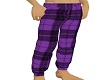Mens Purple PJ Bottoms