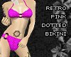 [P] bikini pink dotted
