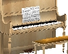 A~ Blonde Wood Piano