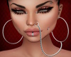 Hoops+Nose Chain