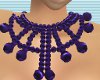Chunky beads (purple)
