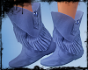 [Gel]Blue Suede Boots