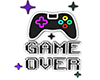 Game Over Neon Animated