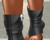 Black Open Boots