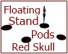 Floating Red Skull Pods