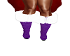 purple santa boots