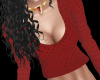 (KUK)sexy sweater red