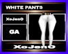 WHITE PANTS