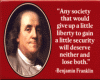 Ben Franklin quote
