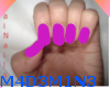 Purple Long Nails l A
