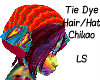 Tie Dye Hair/Hat Chikao