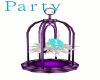 (b)purple bird swing