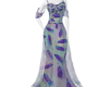 Holographic Feather Gown