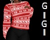 GM Winter Sweater Red