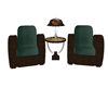 Green Leather Set