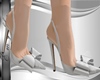 Elite silver pumps