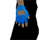 Blue flame gloves
