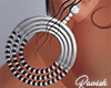 Bandana Silver Earrings