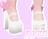 დ white heels