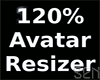 ⓢ 120% Avatar Resizer