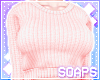 +Knitted Sweater Peach