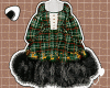 Fluffy Hem Dress GR