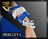 [R]Blue Promo Bracelts-L