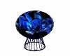 Blue Glass Rose Chair 2