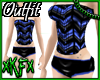 *KF* Blue Corset Outfit