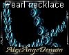 Pearl necklace Blue Azur