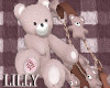 love teddy bag brown