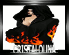 Blck hoodie flame outfit