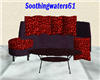 Cherry-Red Sofa Bed