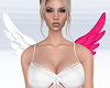 Cupid Wings White Pink