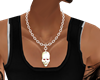 Skull necklace Male