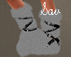 Silver Fur Boots