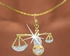 necklace zodiacal scales