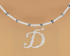 Necklace Letter D