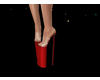 Red Rose High Heels