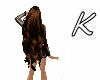 ~K~Long curl brownie