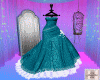 Amey Long Gown /Teal Blu