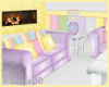 Baby pastel living room