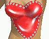 PVC Hearts Red