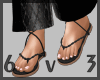 6v3| Black Sandals