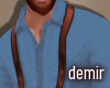[D] Finn blue shirt