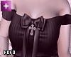 nina top + bow (black)