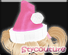 Li'l santa's hat pink