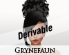 Derivable big bun hair 2