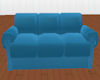 Leather Sofa (BLUE)